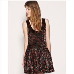 Oversized Free people crushed velvet dress